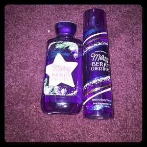 Merry Berry bath wash and body spray