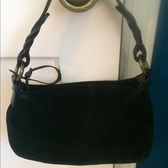 Genuine black suede Gap purse - Picture 3 of 4