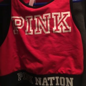 Vs pink half-shirt