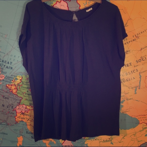 JCrew slate grey top