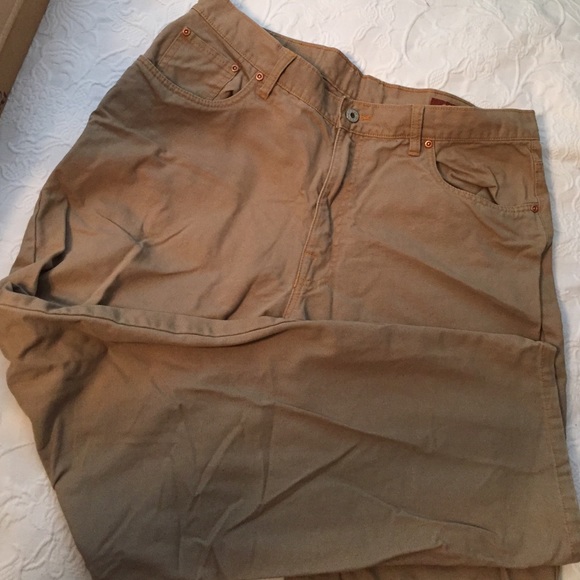 Orvis khaki denim jeans 36x30