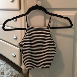Striped Crop Top