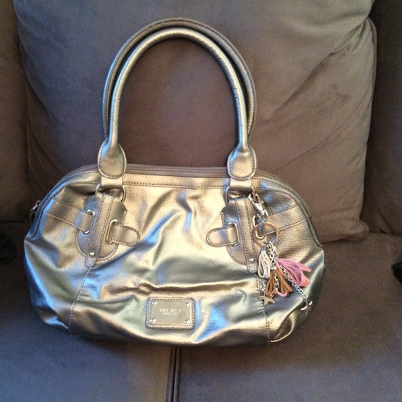 Nine West silver handbag.