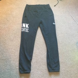 PINK grey joggers