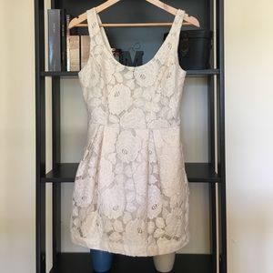 White floral dress