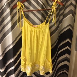 A juicy couture beach cover up or oversized top!