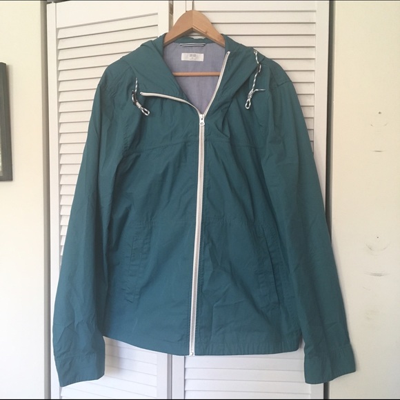 UNIQLO men's light jacket XL teal green blue