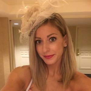 Off White Fascinator