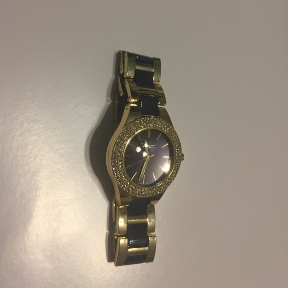 Vivani gold and blue watch