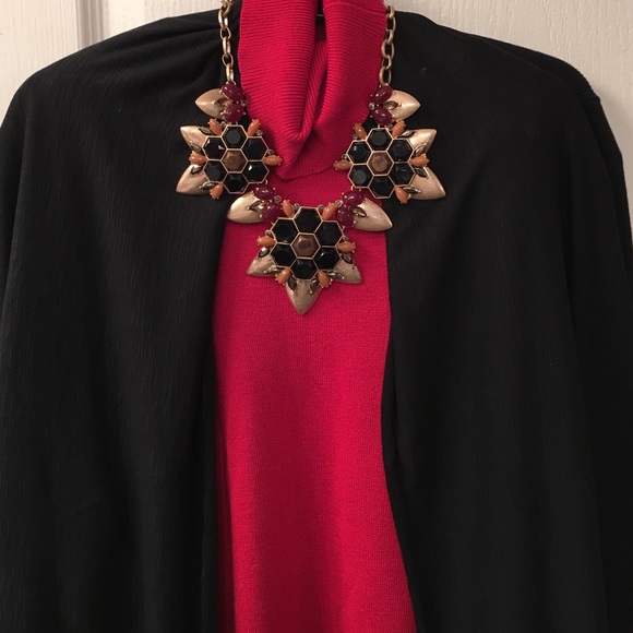 Statement Necklace Gold / Black - image 4