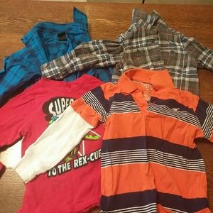 BUNDLE. 3T long sleeve shirts 4 total.