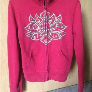 Zip up lucky brand hoody