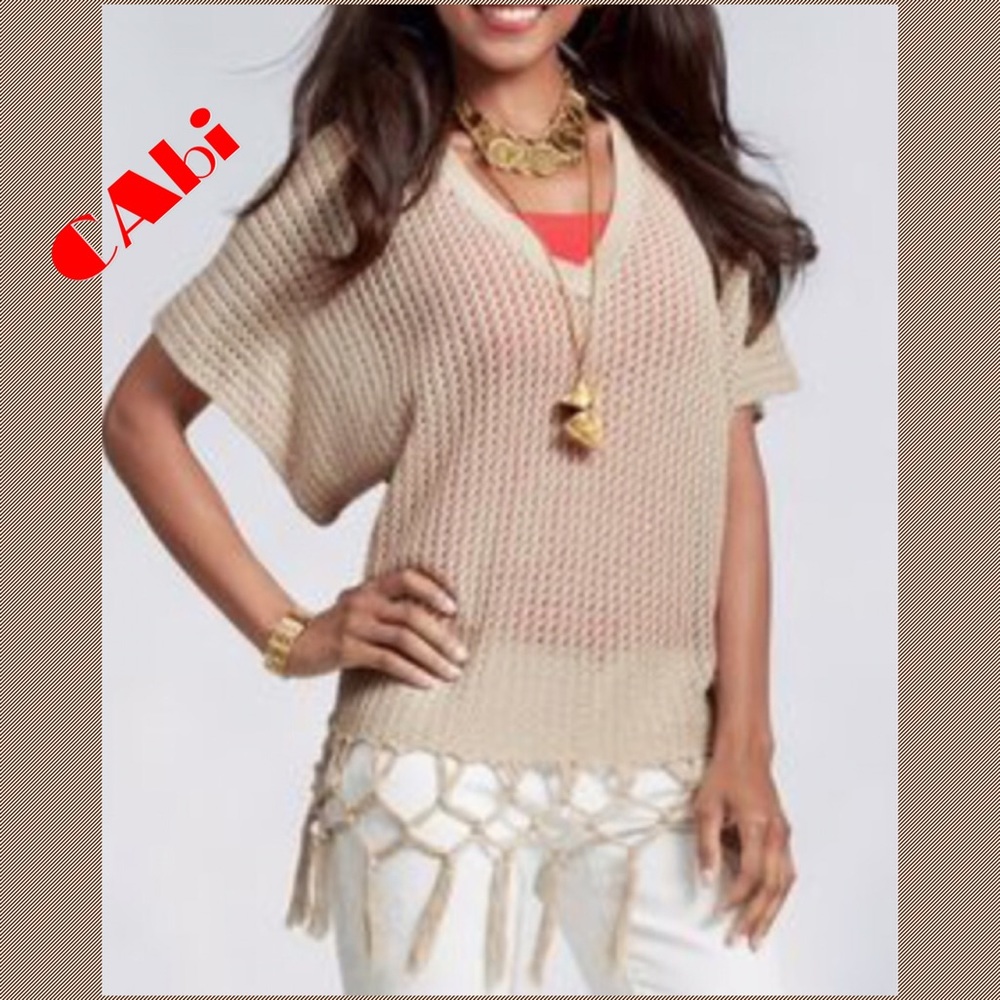 CAbi Cotton Woven Top