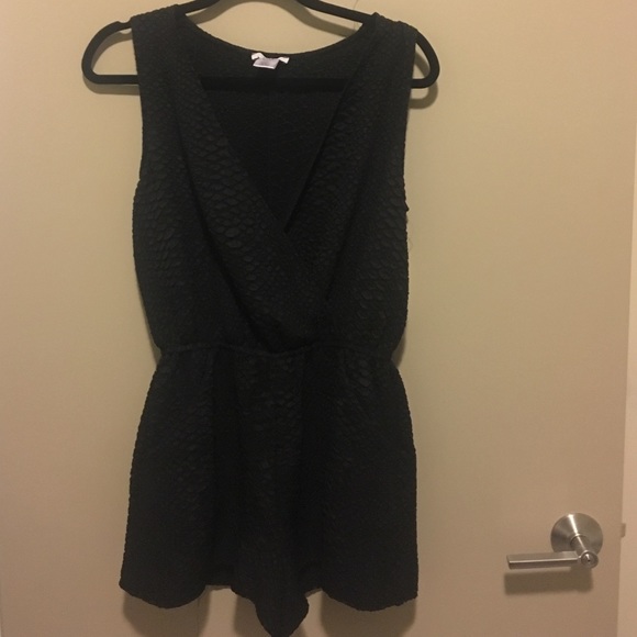 Black dressy romper