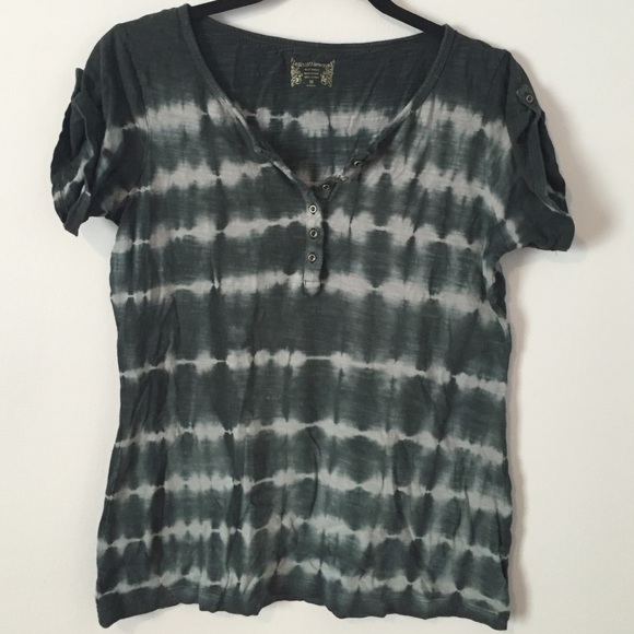 Tie dye button down tee - Picture 1 of 4