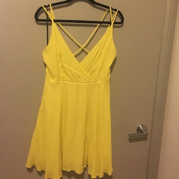 Yellow forever 21 sun dress