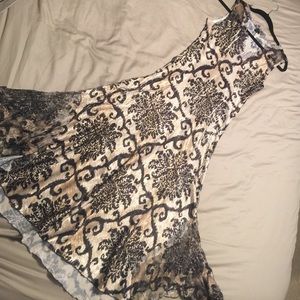 Komarov pattern silky dress