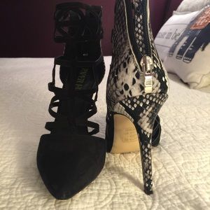 Paper Fox Heels with animal print