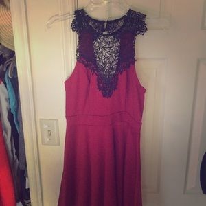 Frilly Deep Red Dress 💃🏽
