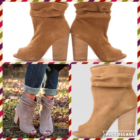 chinese laundry peep toe bootie