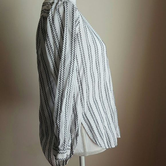 LOFT Soft black and white tunic XSP - Picture 2 of 4