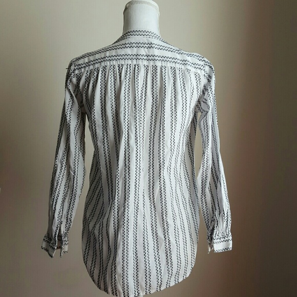 LOFT Soft black and white tunic XSP - Picture 3 of 4