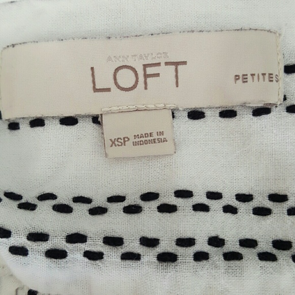 LOFT Soft black and white tunic XSP - Picture 4 of 4