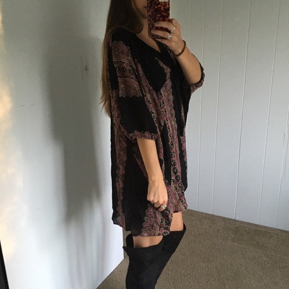 LAST ONE • Boho Pattern Tunic Dress - Picture 3 of 4