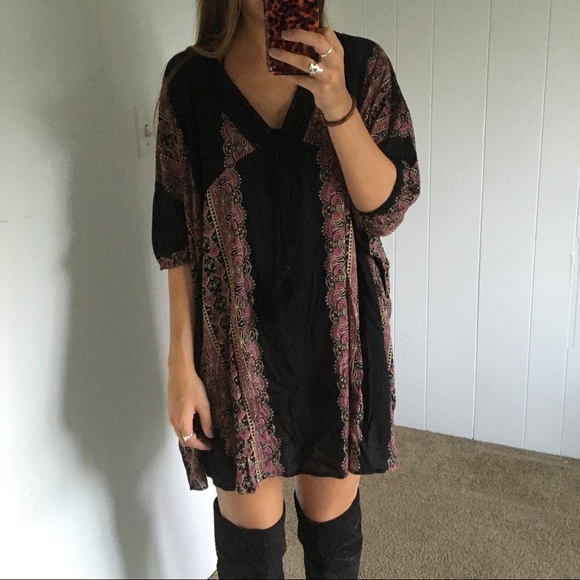 LAST ONE • Boho Pattern Tunic Dress - Picture 2 of 4