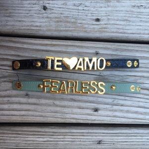 BCBG Leather Bracelet