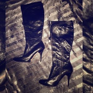 Stunning ! Black Leather Vero Cuoio Boots !!