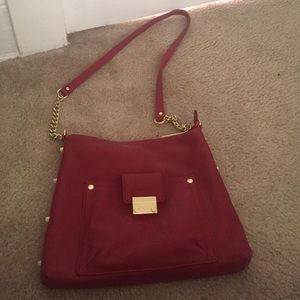 Cross body red bag