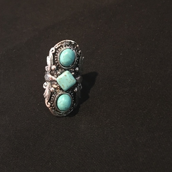 Turqouise and silver ring