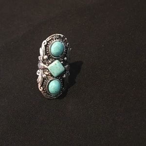 Turqouise and silver ring