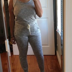 Sweatsuit jumpsuit