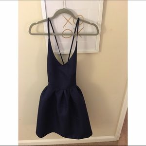 BRAND NEW Navy Blue Criss Cross Party Dress