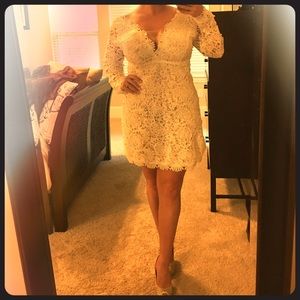 White lace dress