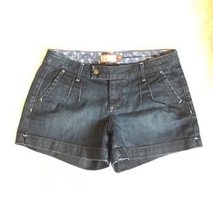 Paige Dark Wash Denim Shorts 😎
