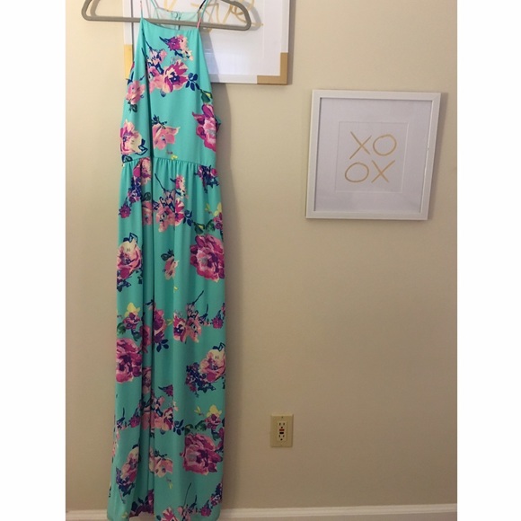 Floral Maxi Dress Size Large
