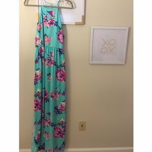 Floral Maxi Dress Size Large
