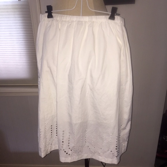 Long white cotton Gap skirt - Picture 1 of 4
