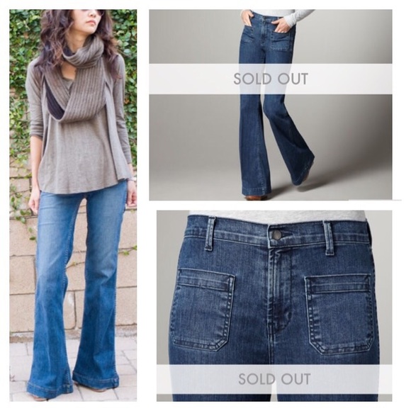 J Brand Bette Mystery High Rise Flare Jeans 26