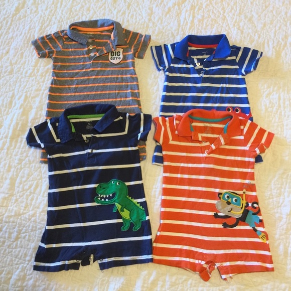 Lot of 4 rompers