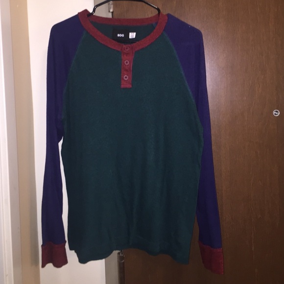 BDG color block long sleeve