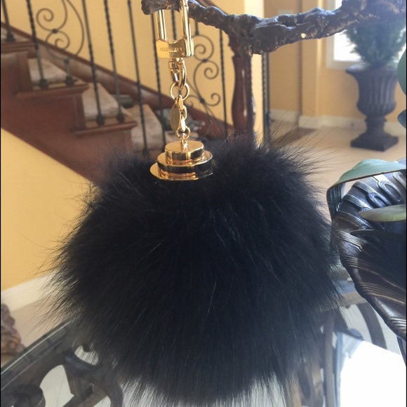 Louis Vuitton Fluffy Keychain