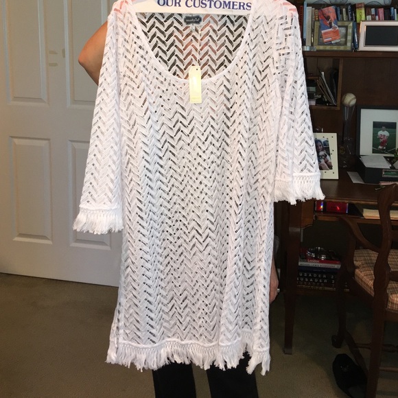 NEVER WORN NWT crochet cover up