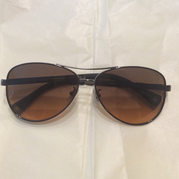 Authentic Coach Aviator Sunglasses