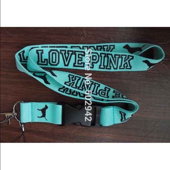 PINK Victoria's Secret Accessories - SOLD mint and black VS Pink lanyard