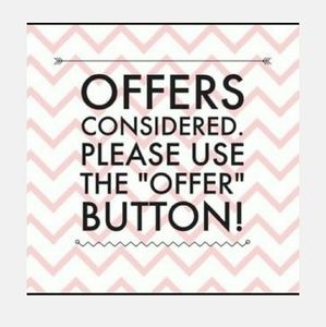 All offers considered