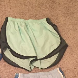 Mint green & purple shorts reserved listing